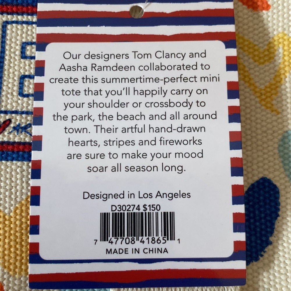 Brighton Red, White, and You mini tote with crossbody strap - Picture 6 of 10